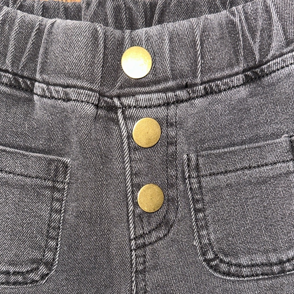 Boutique Toddler Bell Bottom Jeans 4T Black Flare Pants NWT - Picture 3 of 8